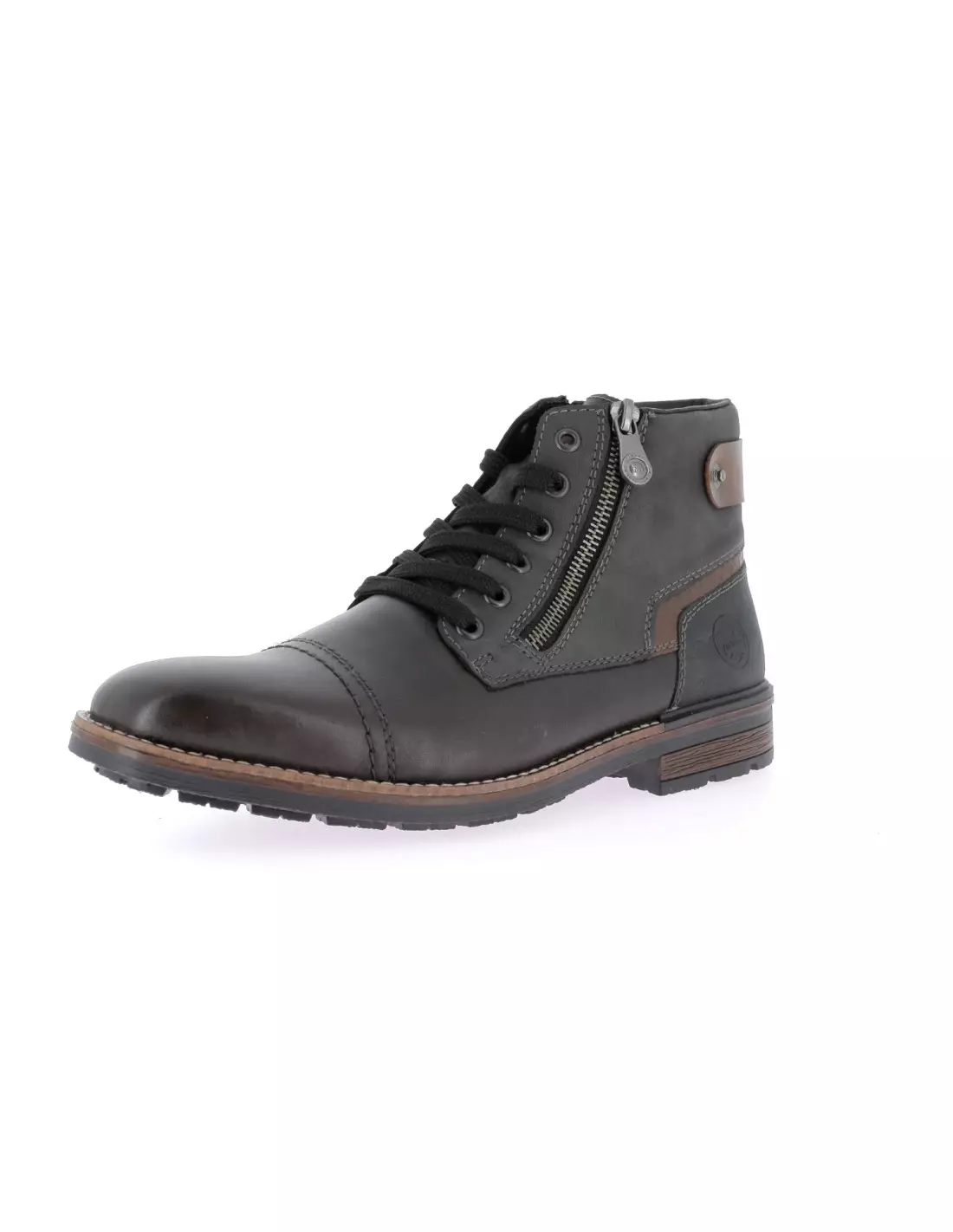 RIEKER F1311 - Bottines & boots BleiAnthrazitMogano