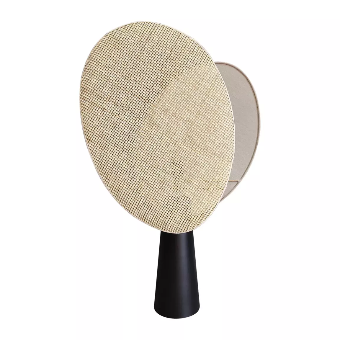 Lampe à poser en rotin (H103 cm) Almeria Beige