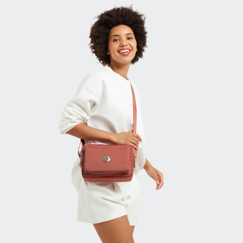 Sac bandoulière Abanu M 24cm Grand Rose