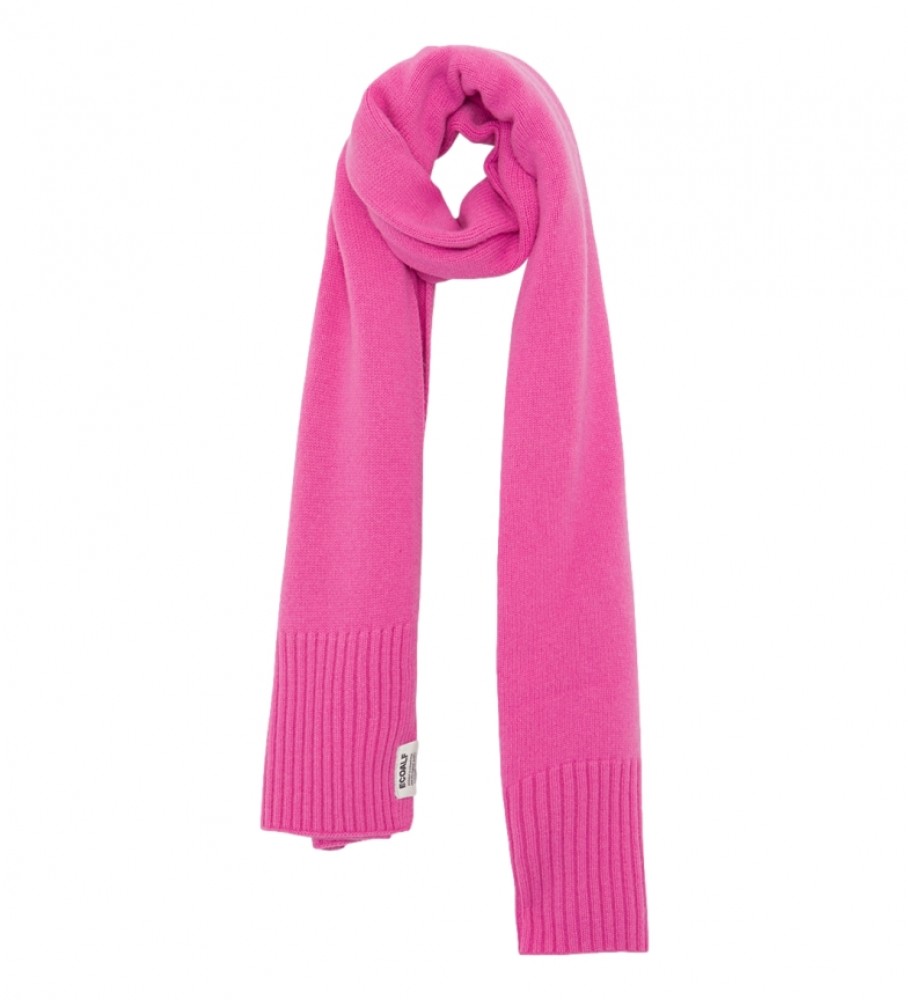 Cachecol de lã reciclada ECOALF rosa