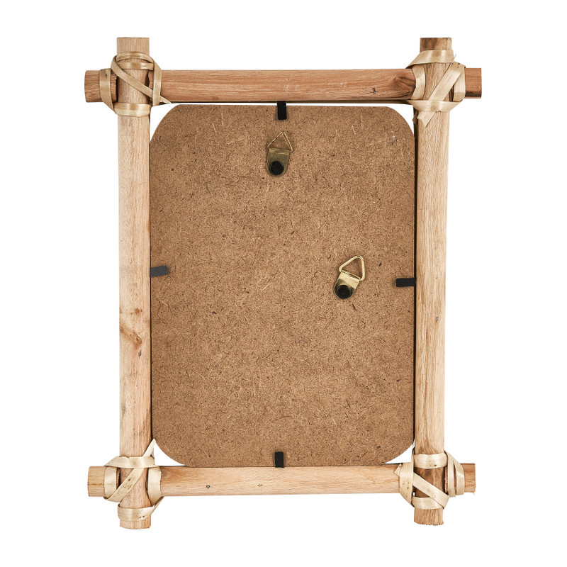 Fotolijst met rotan frame - 13x18 cm