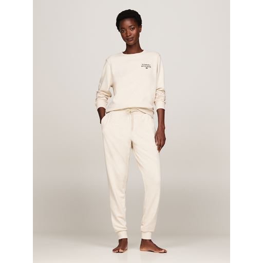 Tommy Hilfiger Track Bukser, Heathered Oat, M