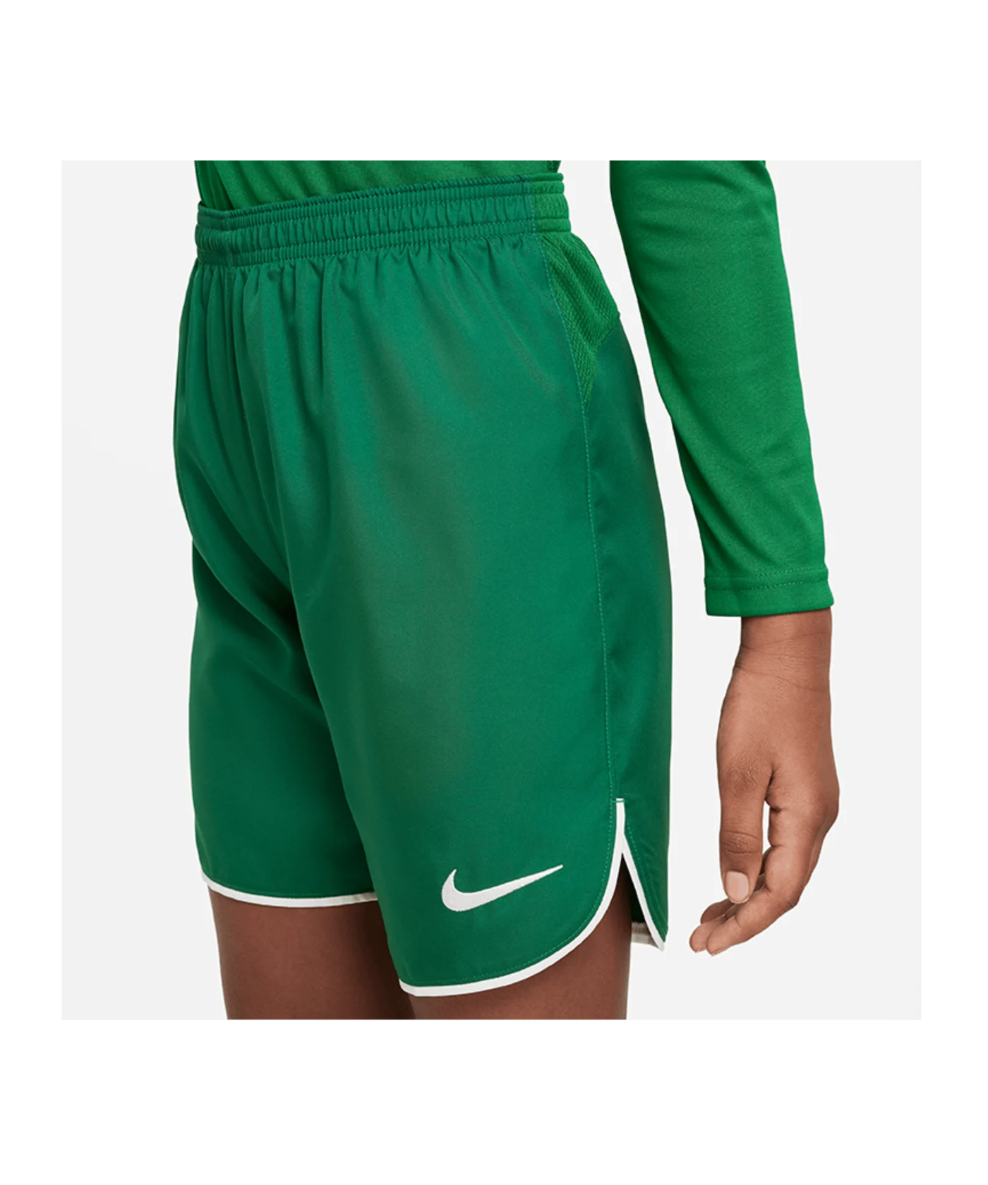 Nike Laser V Woven Short Kids Grün Weiss F302