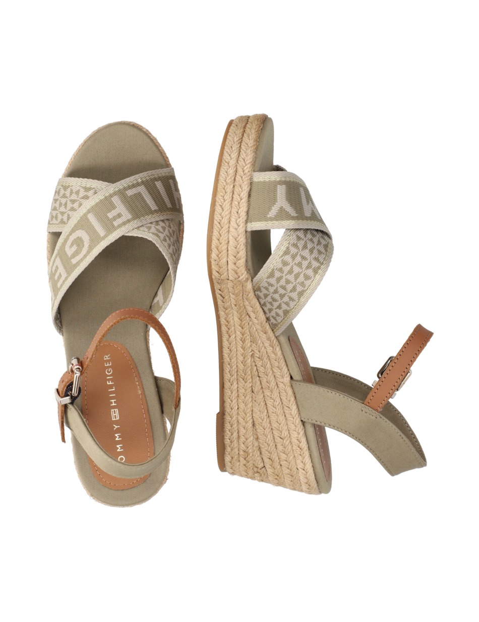 TOMMY WEBBING LOW WEDGE SANDAL