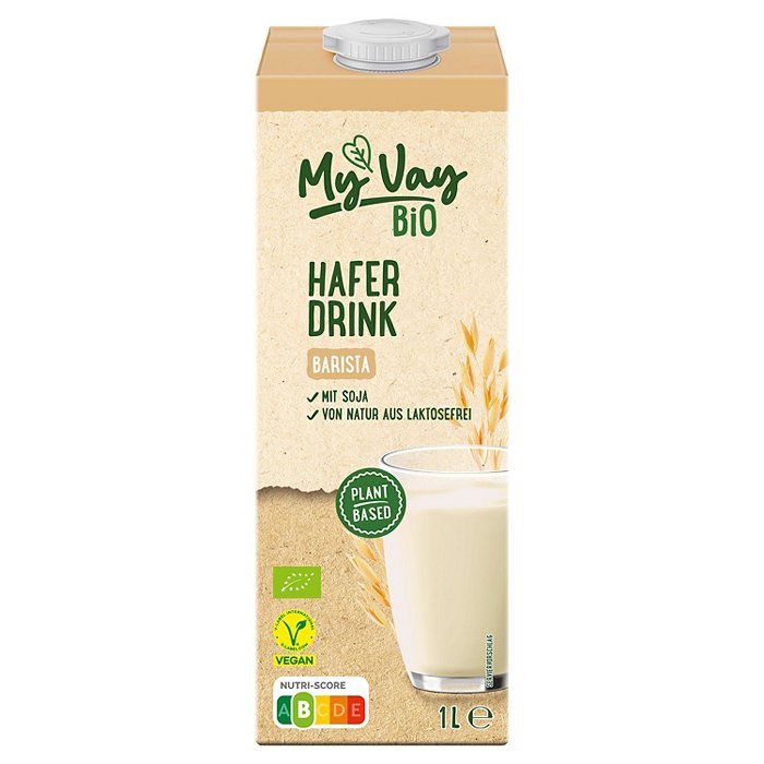 MY VAY Barista Bio-Haferdrink 1 l