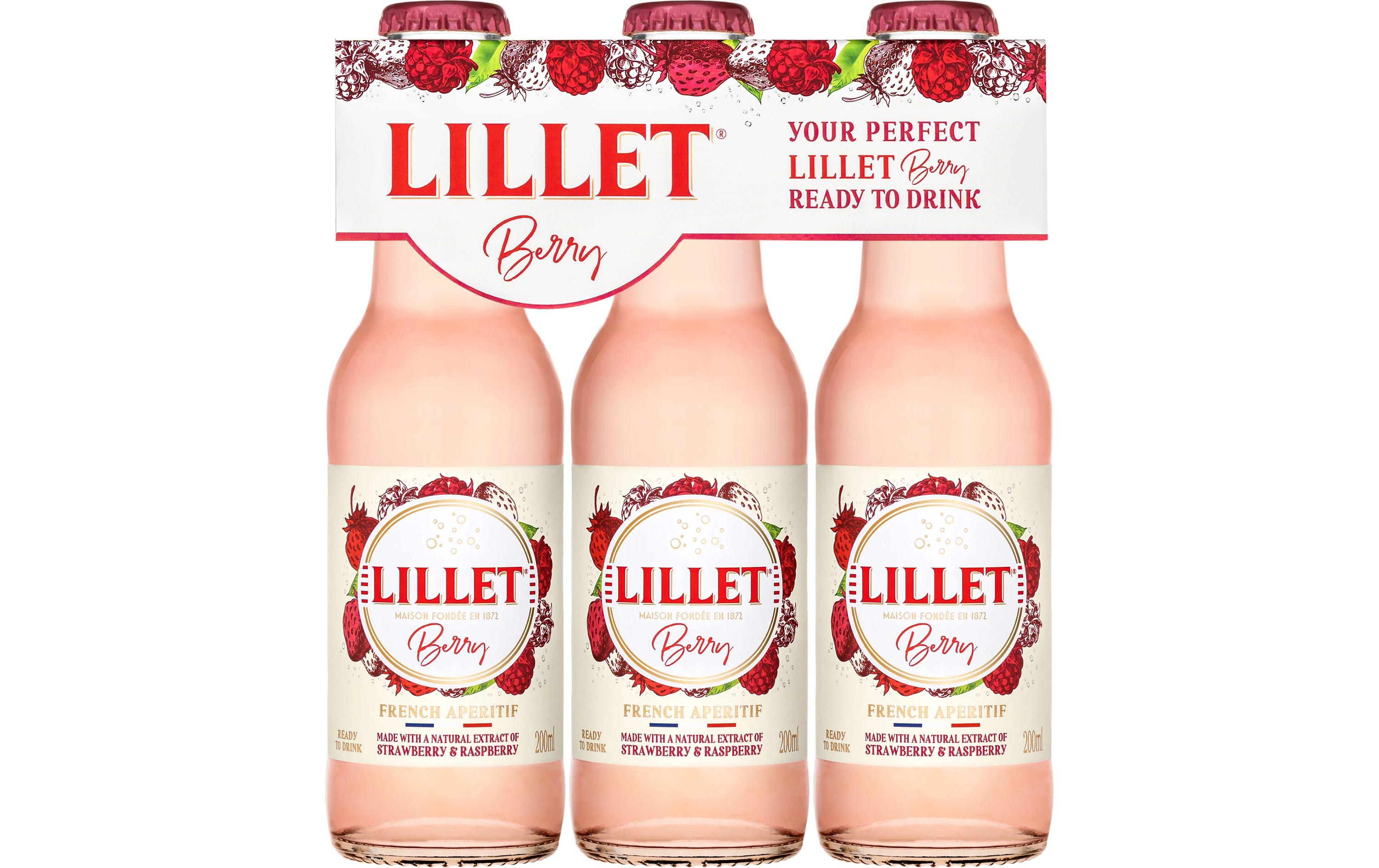 Berry Ready to Drink 3 x 0.2 lFertig gemixtes Apéritif-Getränk mit Weisswein