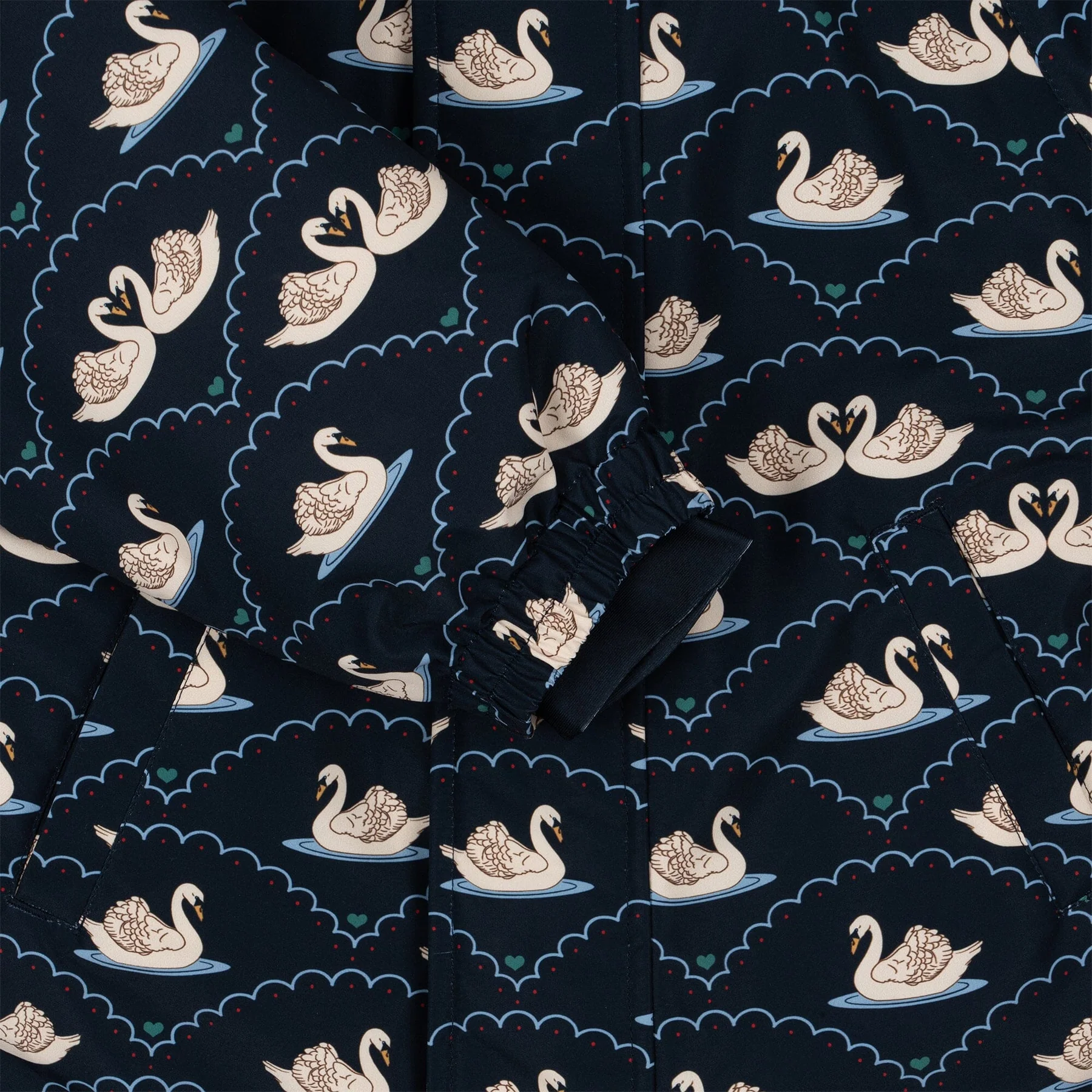 Konges Sløjd Nohr Snowsuit Print swan eclipse