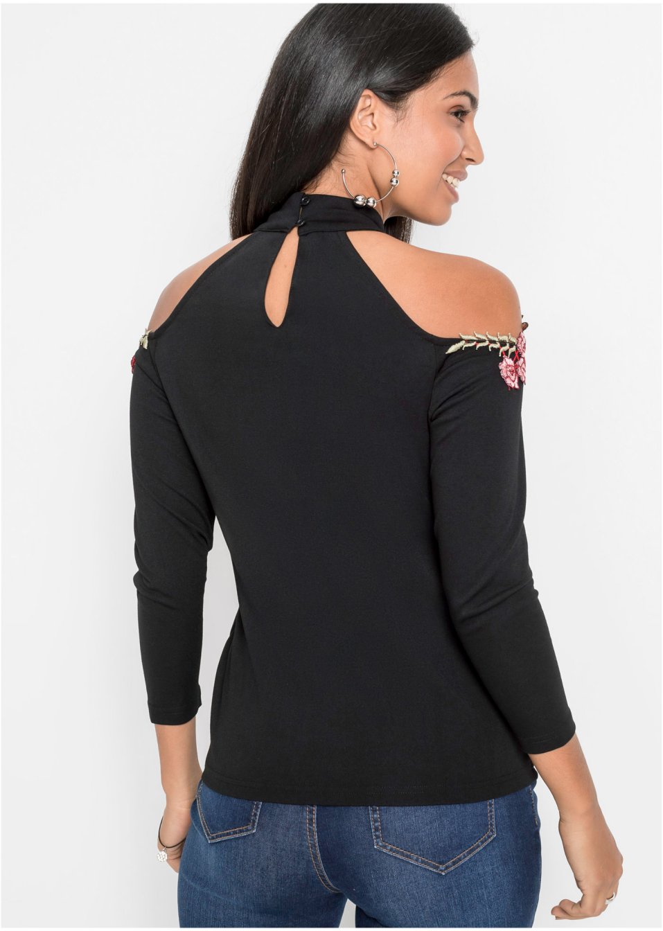 T-shirt épaules dénudées