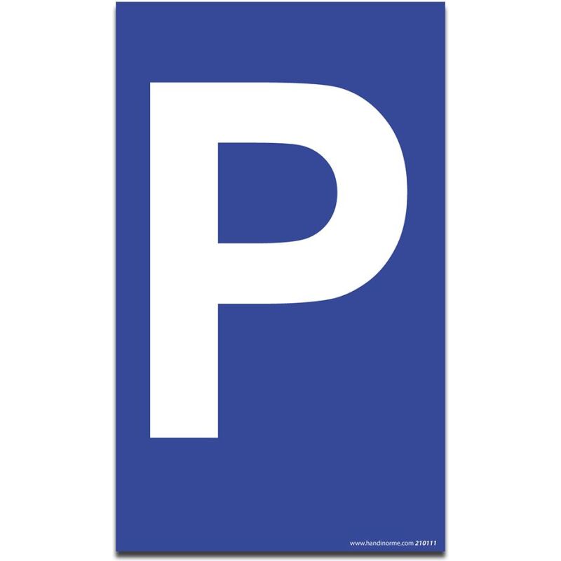 Panneau Parking - plat