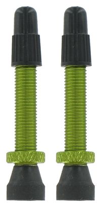 VAR Kit 2 Valves Tubeless Aluminium 35 mm Vert