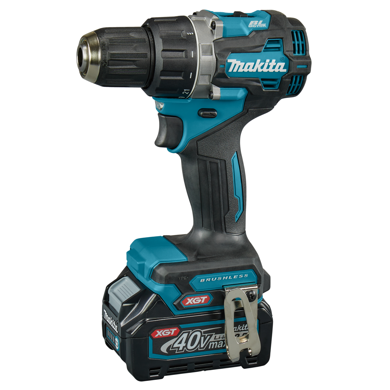 Makita DK0198G201 XGT 40V Max Li-Ion accu boor-/schroefmachine (DF002G) & Slagschroevendraaier (TD003G) combiset (3x 2.5Ah accu) in Mbox