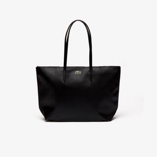 Sac cabas zippé L.12.12 Concept uni Sacs à main & Cabas - Noir - Lacoste - Femme