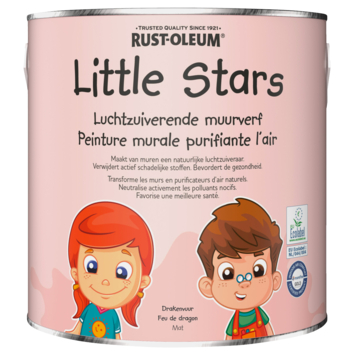Rustoleum Little Stars Luchtzuiverende Muurverf 2,5 liter Drakenvuur