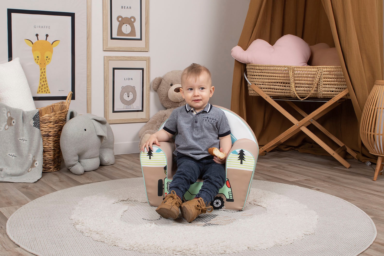 Knorrtoys® Sessel »Giraffe on Tour« für Kinder; Made in Europe