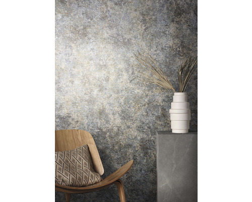 Vliesbehang 85726 Natural Opulence van Felix Diener, steenlook, grijszilver