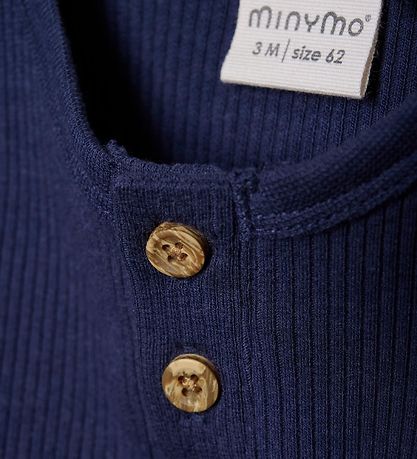 Minymo Body Navy/l/ä - Rib - Dark