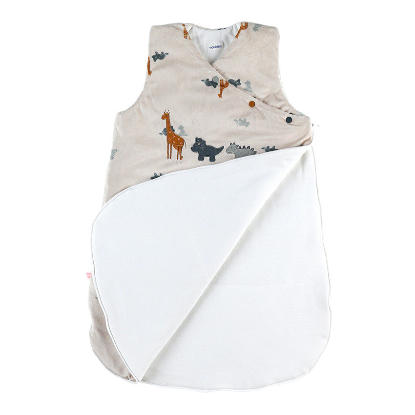 Gigoteuse sans manches Veloudoux 70cm 1-6 mois Beige
