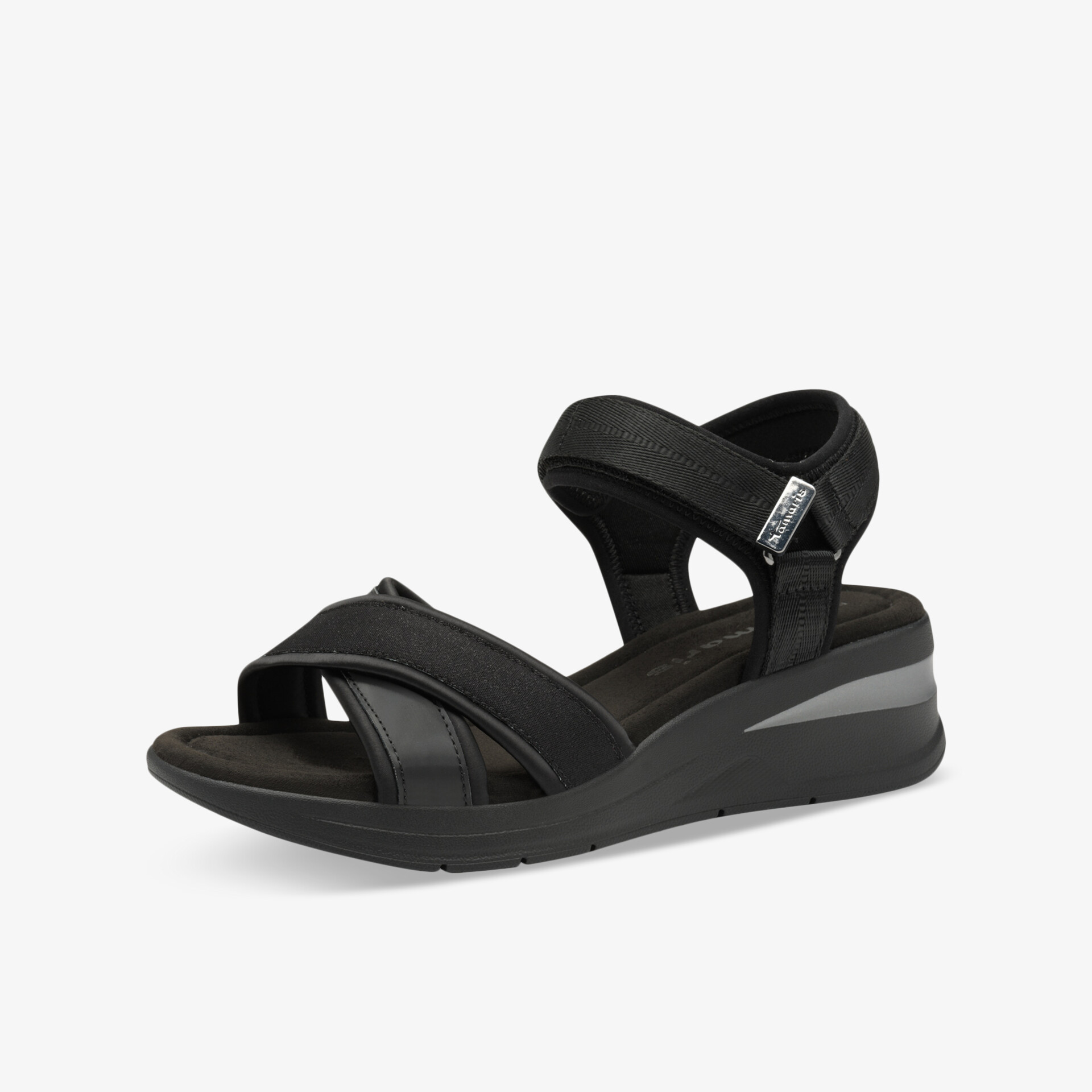 Tamaris Damen Sandalen schwarz