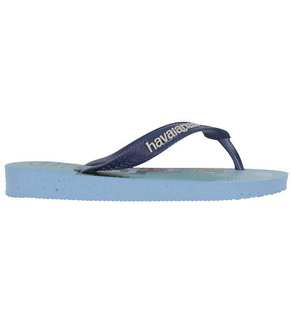 Havaianas Flip Flops - Kids Minecraft - Lavender Blue