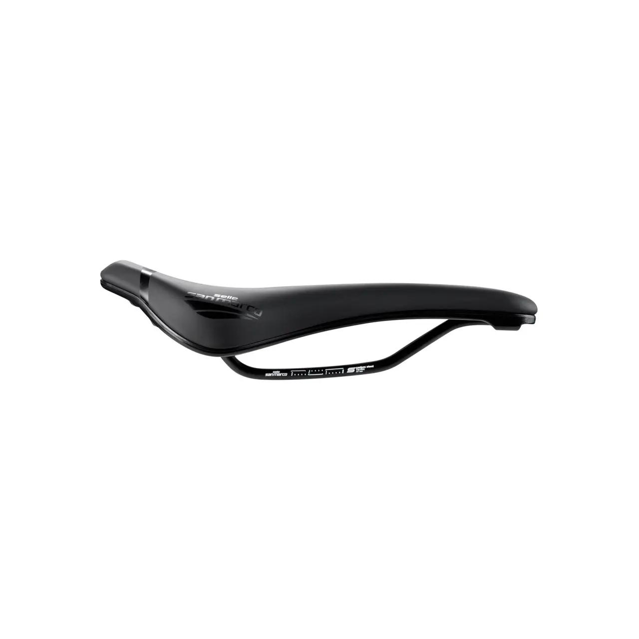 San Marco Ground Sport Wide Zadel Zwart