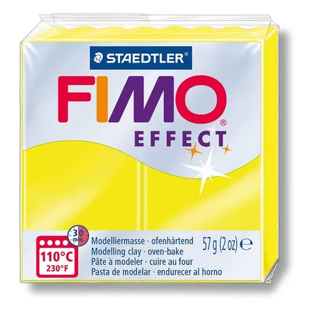 STAEDTLER® FIMO® effect Ofenhärtend neon gelb, 57 g