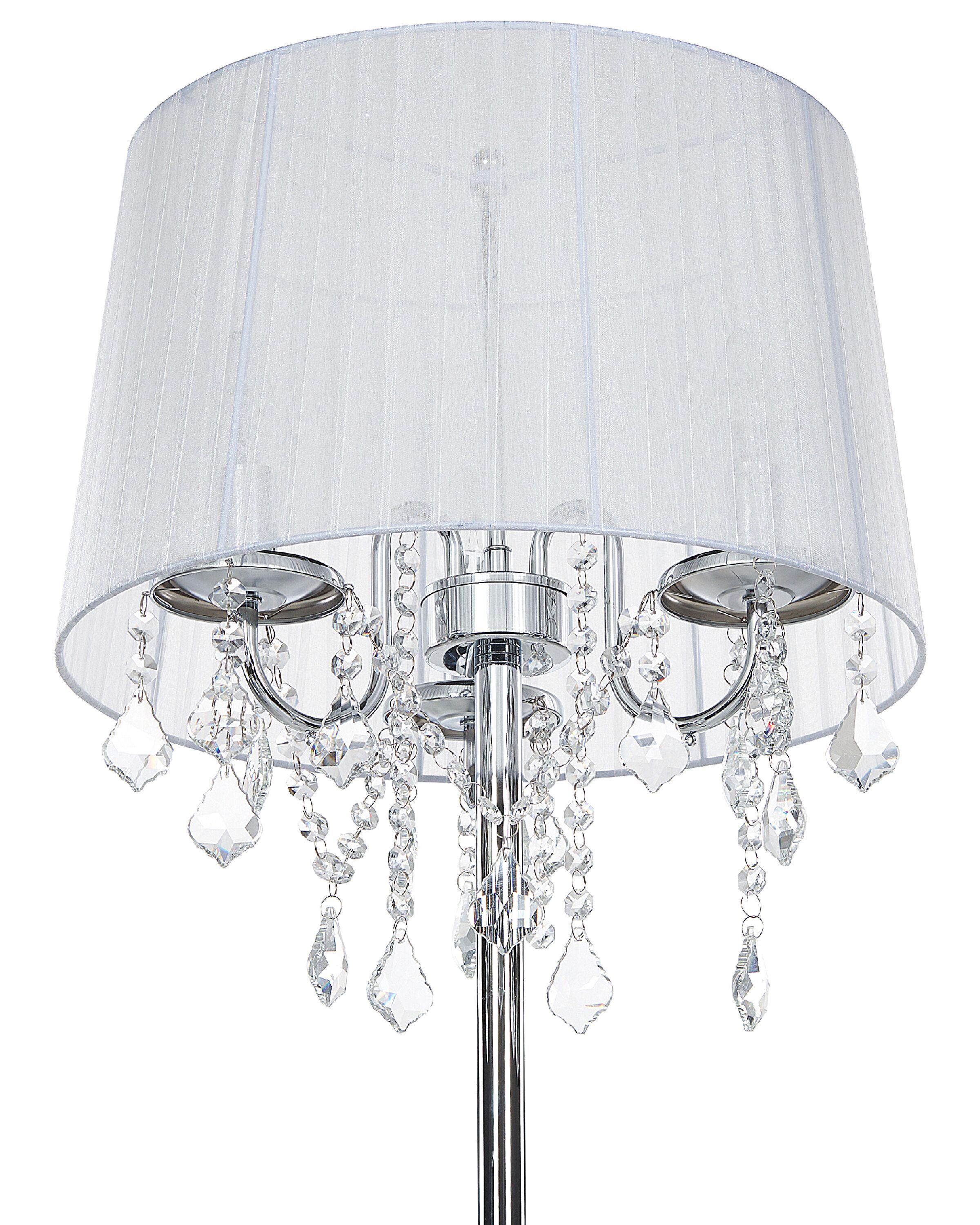 Staande lamp EVANS Metaal Wit