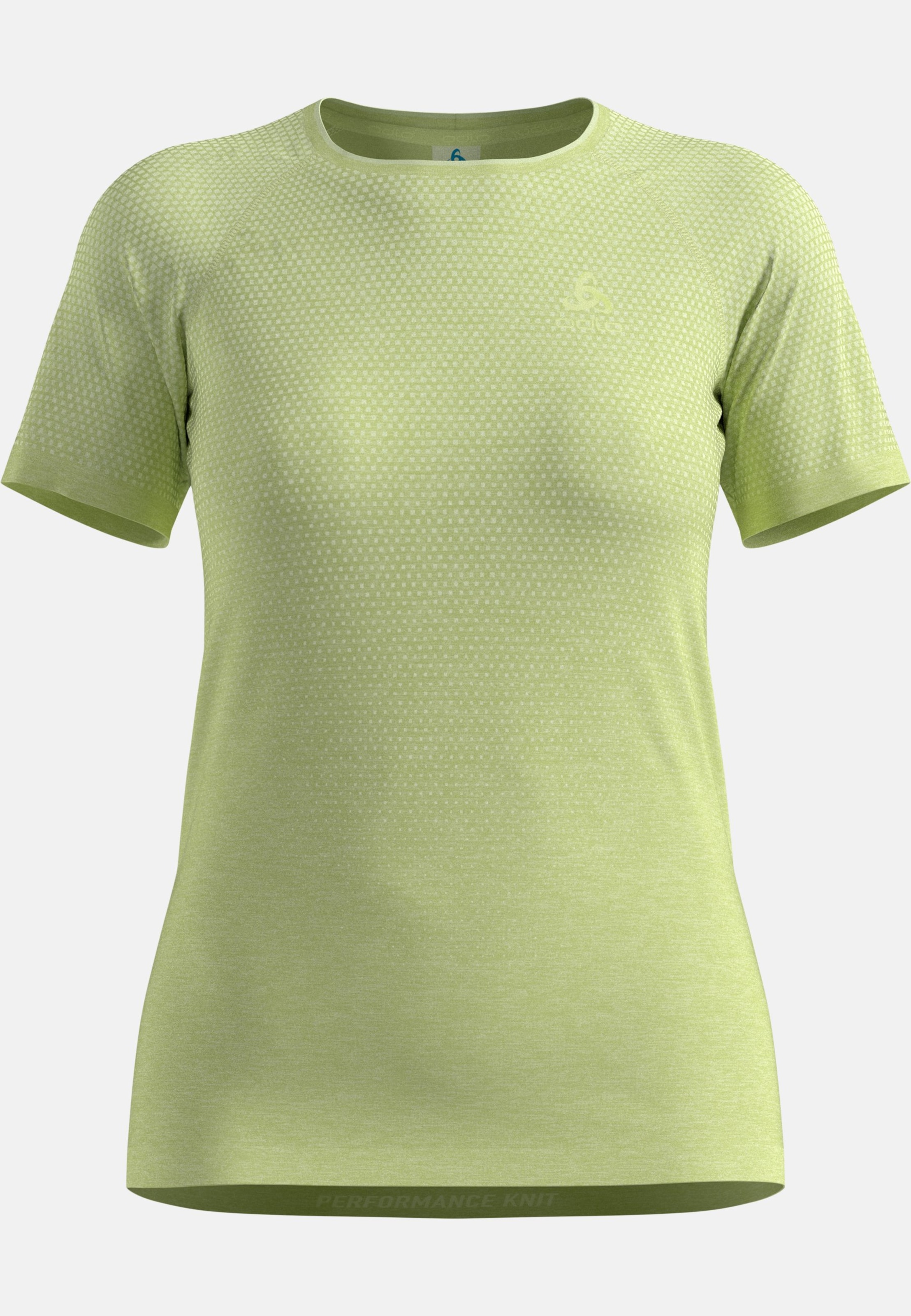 Essentials Seamless Laufshirt in shadow lime melange