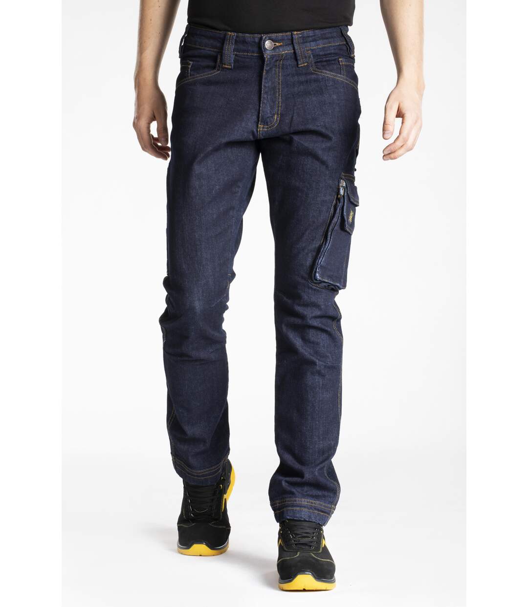 Jeans de travail multi poches stretch brut JOBA DENIM