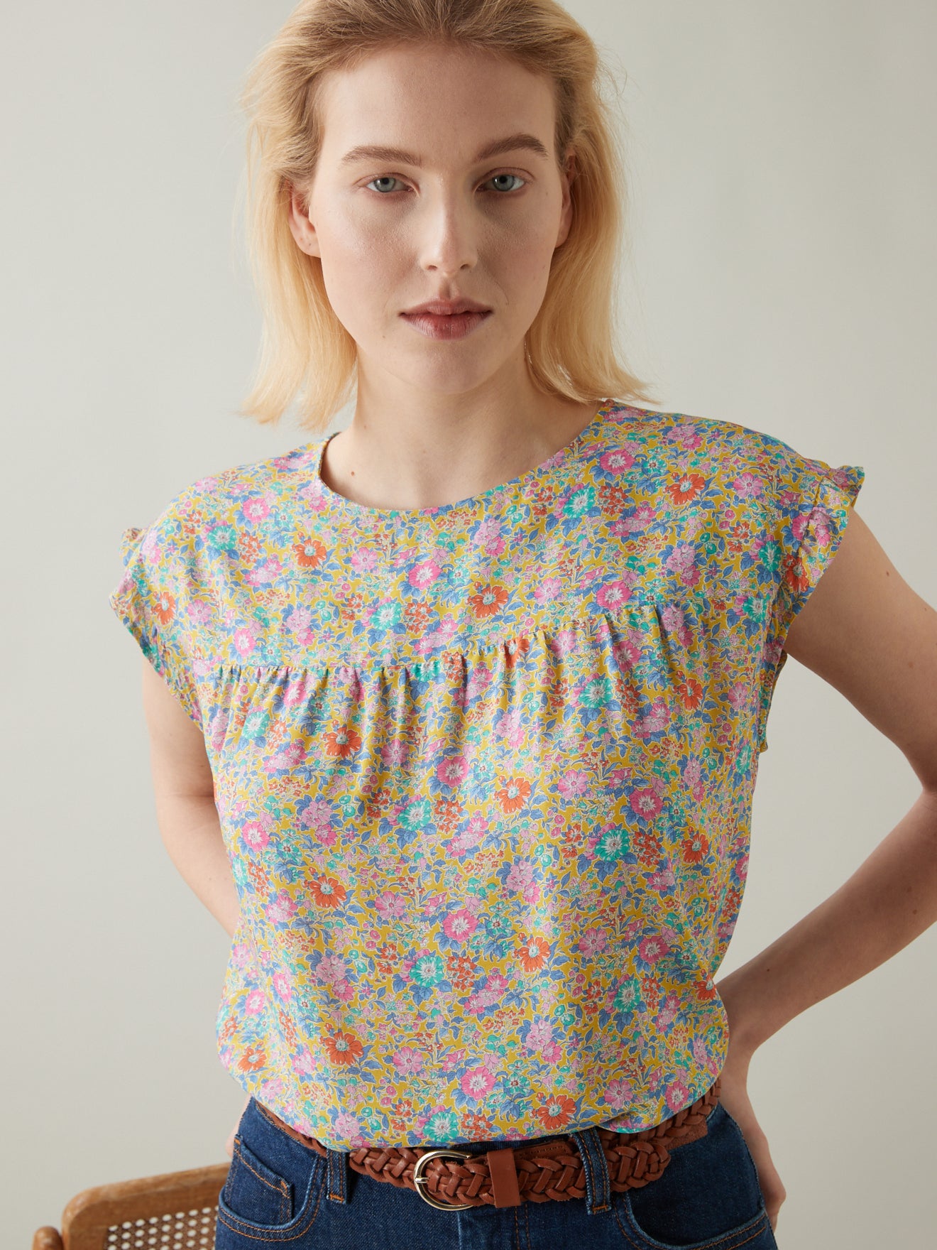 Top femme tissu Liberty - Limited Collection