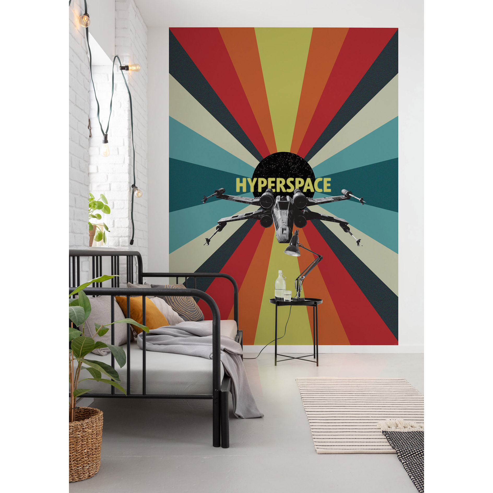 Vlies-Fototapete STAR WARS HYPERSPACE - bunt - 200x280 cm