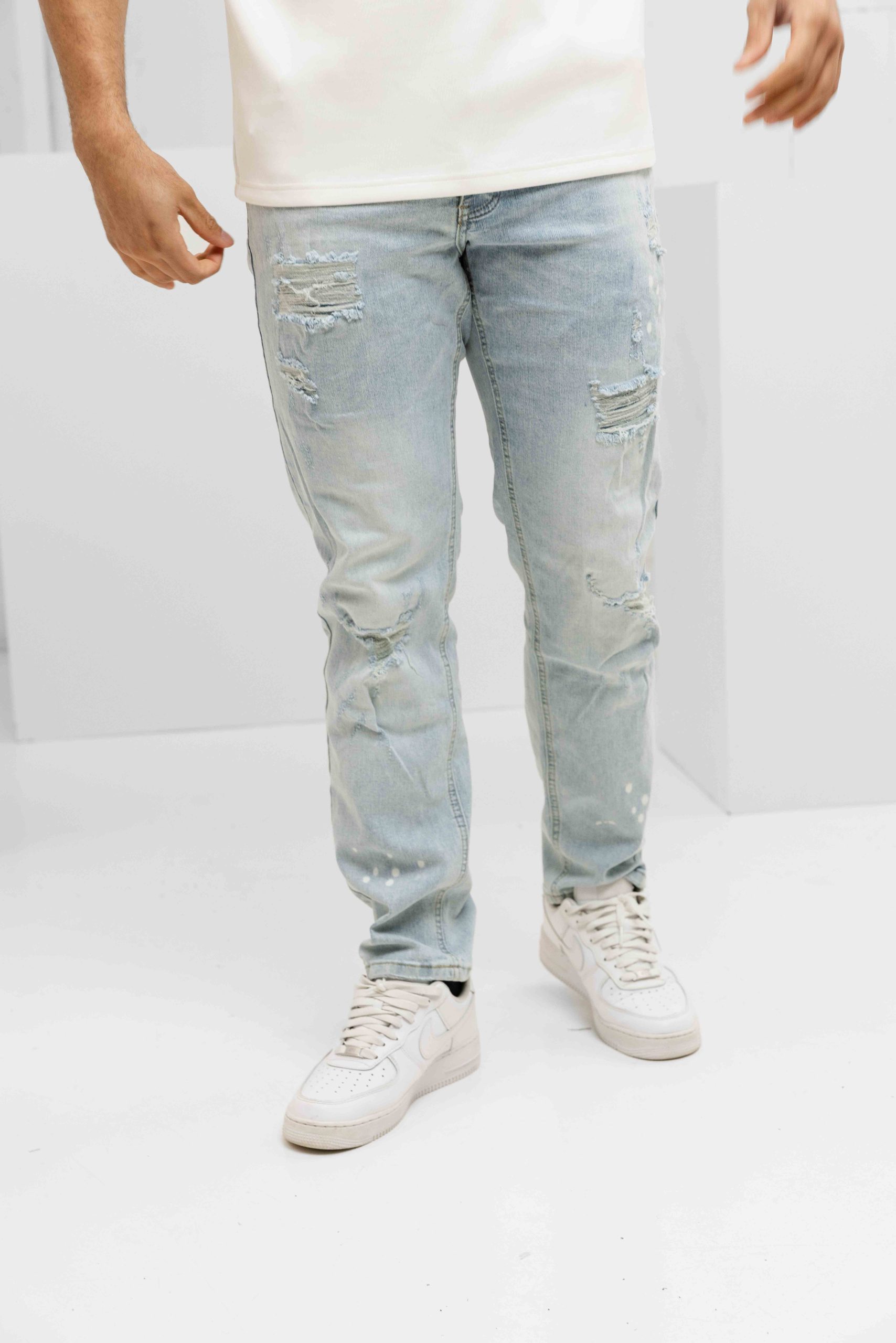 Project x Paris Basic Jeans Heren Lichtblauw