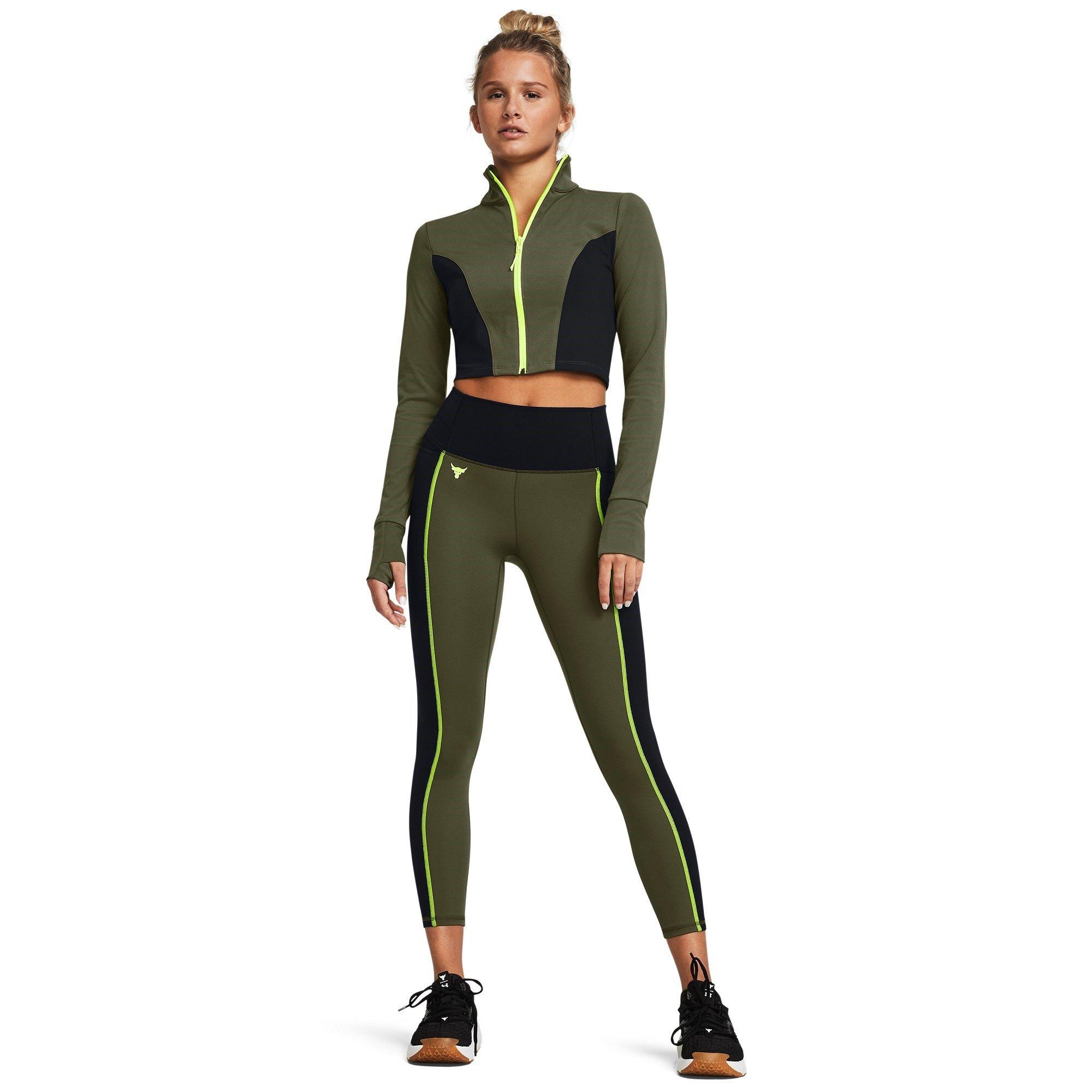 Under Armour UA Project Rock Cropped Gym Jacket Womens