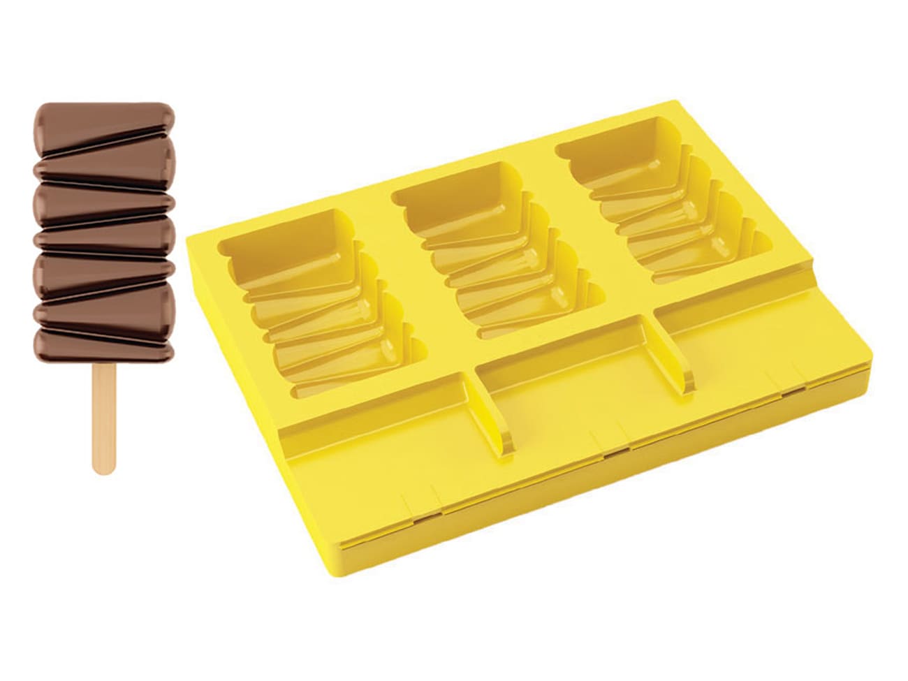 Moule silicone pour esquimaux - Maracaibo - 20 x 15 cm - Pavoni