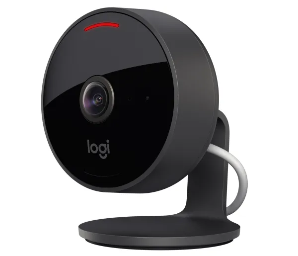 Logitech® | Circle View - Netværksovervågningskamera - udendørs, indendørs - vejrbestandig - farve (Dag/nat) - 1920 x 1080 - 1080p - audio - trådløs - WiFi