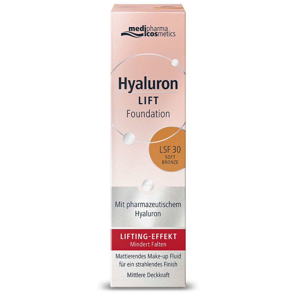 medipharma cosmetics Hyaluron Lift Foundation LSF30 Soft Bronze