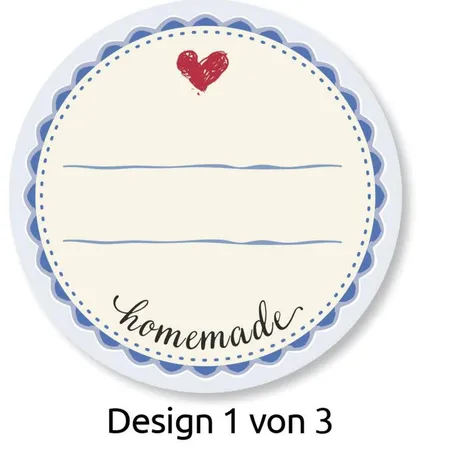 Avery Zweckform Z-Design 56819, Sticker auf Rolle, Homemade, 50 Aufkleber