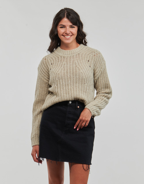Esprit - WO STRUCTURE SWEAT - Beige
