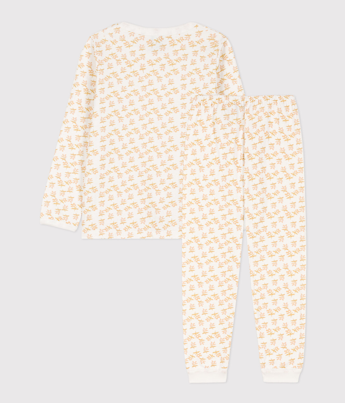 Pyjama fleur petite fille en tubique