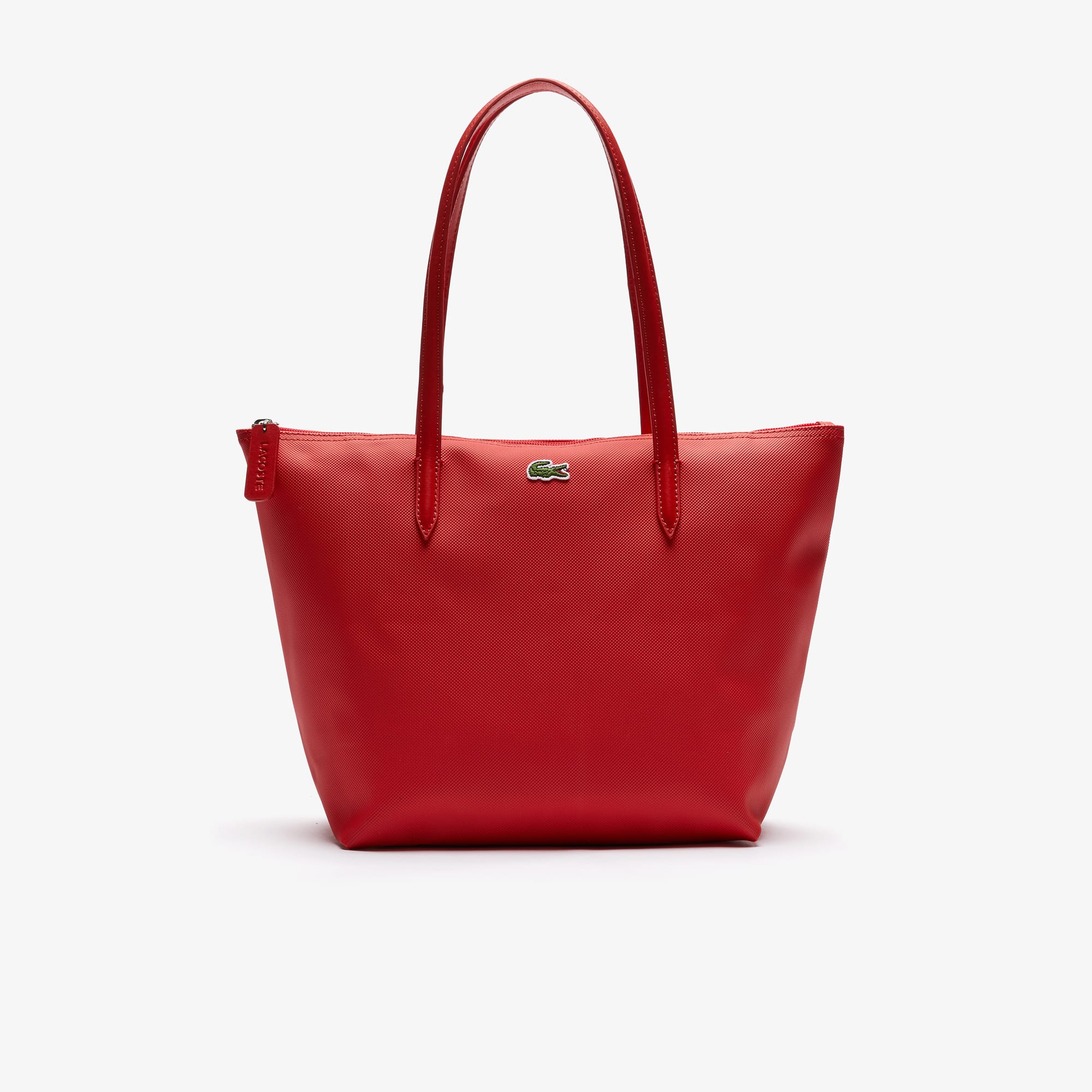 Petit sac cabas zippé L.12.12 Concept uni Sacs à main & Cabas - Rouge - Lacoste - Femme