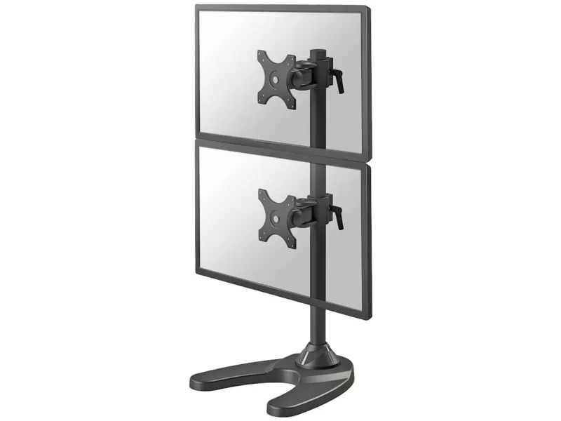 Neomounts FPMA-D700DDV - Stativ - fuld bevægelse - for 2 LCD displays - sort - skærmstørrelse: 10
