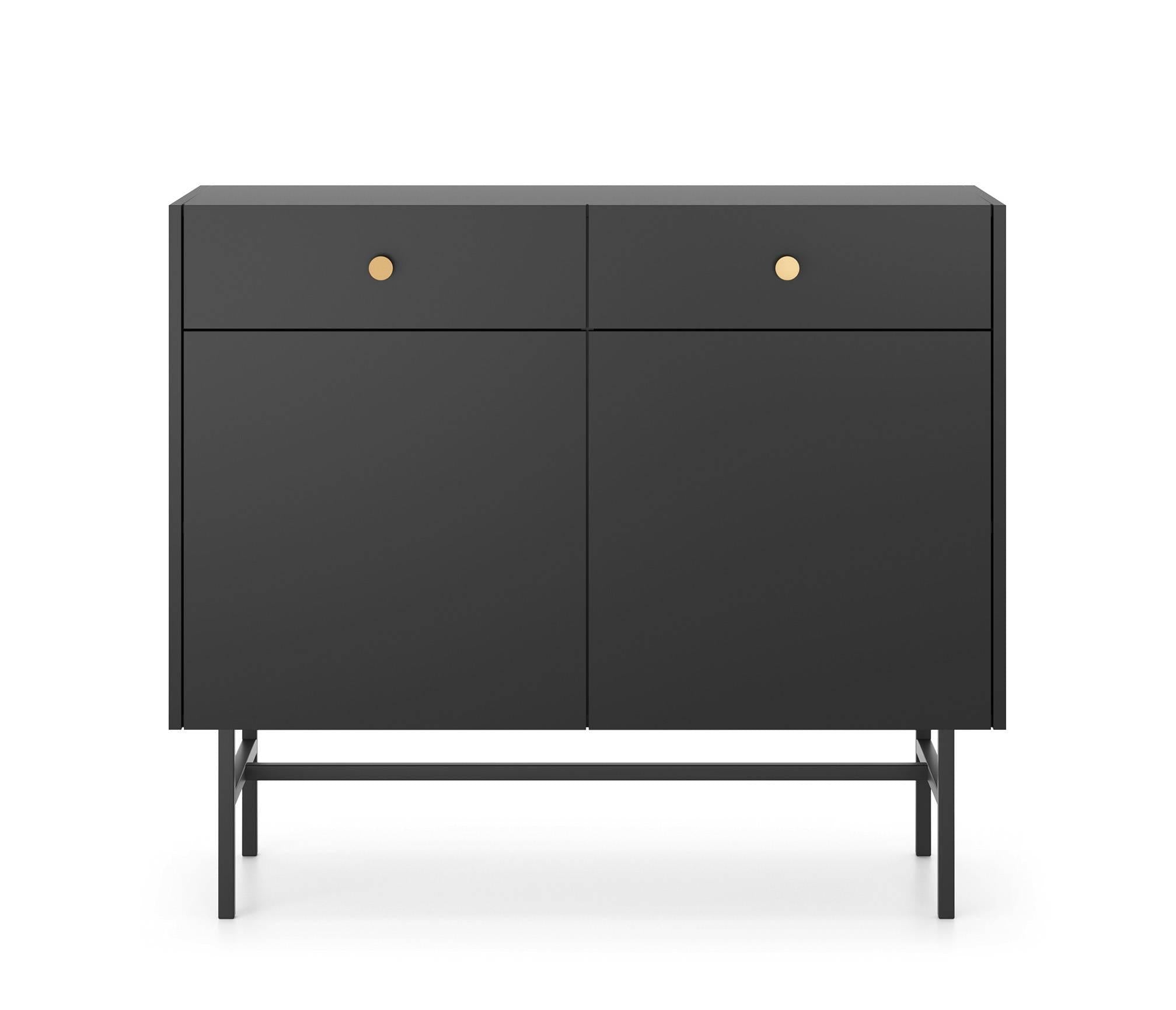 by fonQ Scandiva Dressoir 2-deurs - Zwart