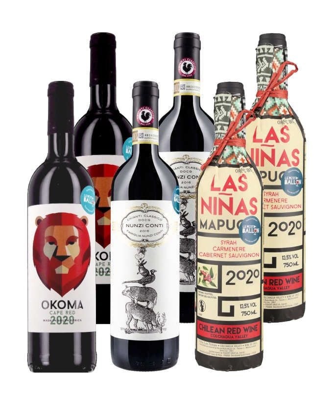 Best-sellers Monde - 6 bouteilles