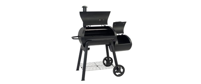 LANDMANN Holzkohlegrill »Smoker Vinson 200« Mobiler Holzkohlegrill mit Ablagen