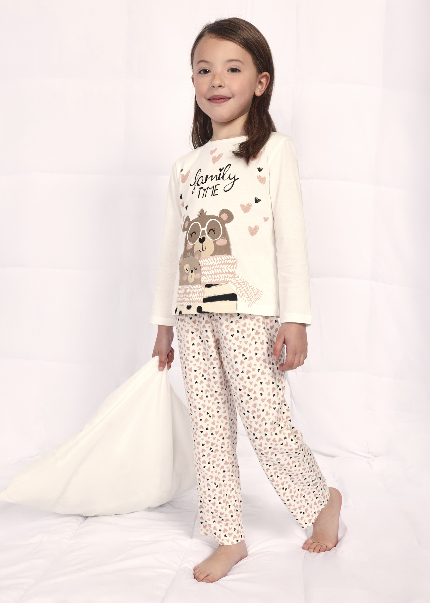 Pijama infantil Better Cotton com bolsa