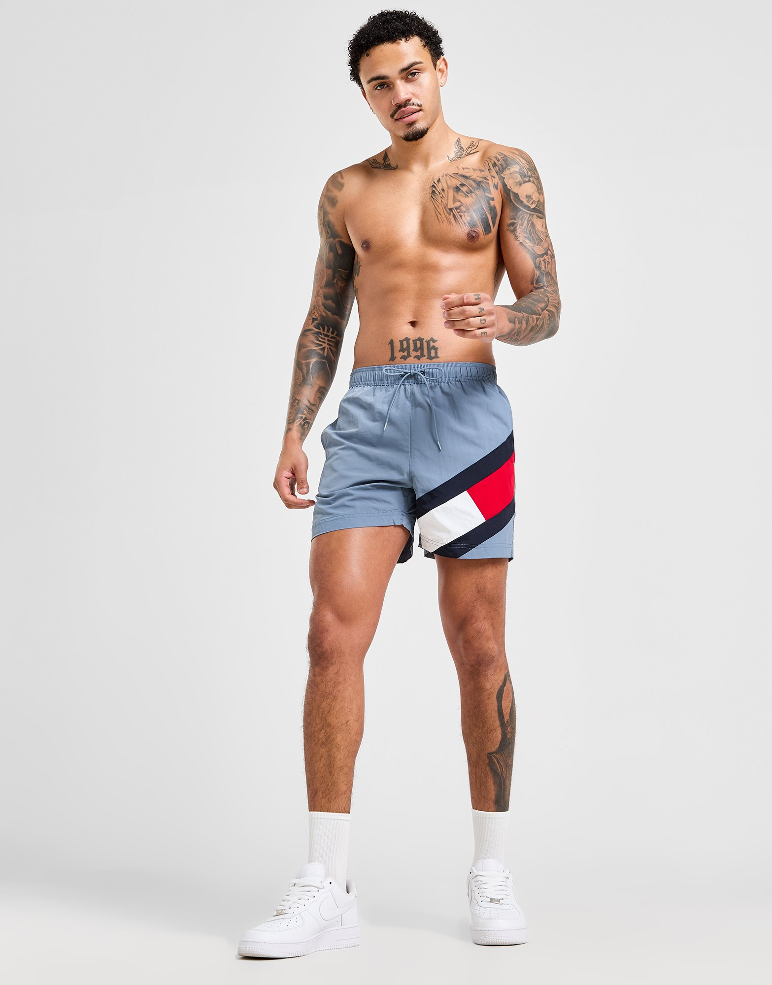 Tommy Hilfiger Short de bain Oversize Flag Homme