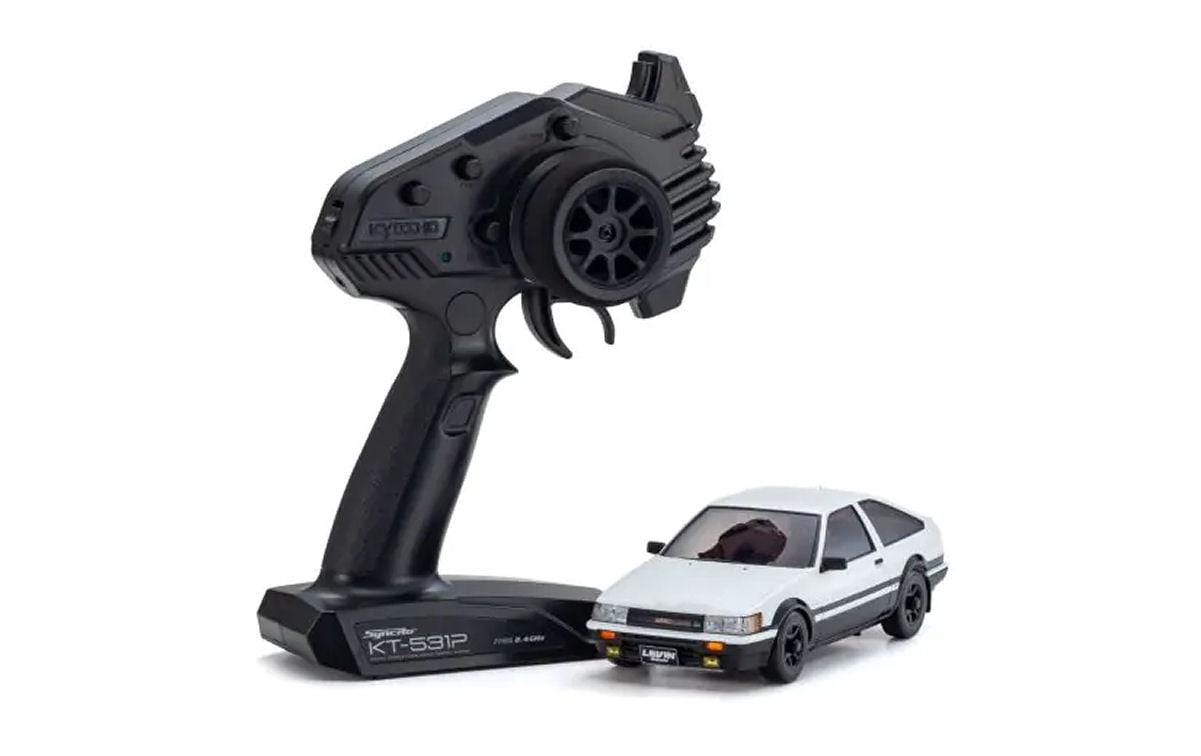 Mini-Z MA020 Toyota Corolla Levin AE86 Weiss, ARTR, 1:27<br>Mini-Z MA-020 4WD On-Road Modell im Readyset