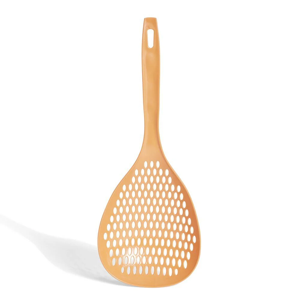 Cuillère écumoire plastique blanc ou orange