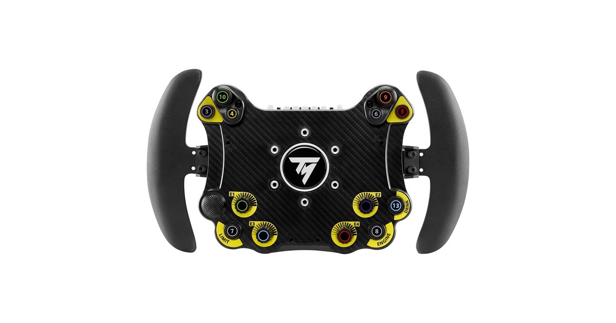 ThrustmasterEVO Racing 32R Leather stuur add-on  (Zwart, PS5 en PS4, Xbox Series en Xbox One en PC)