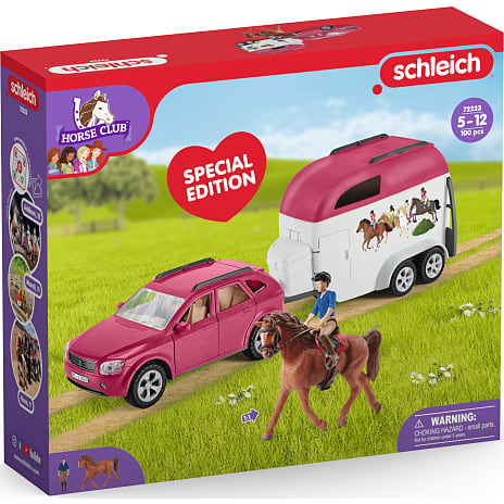 Schleich 72223 bil og hestetrailer