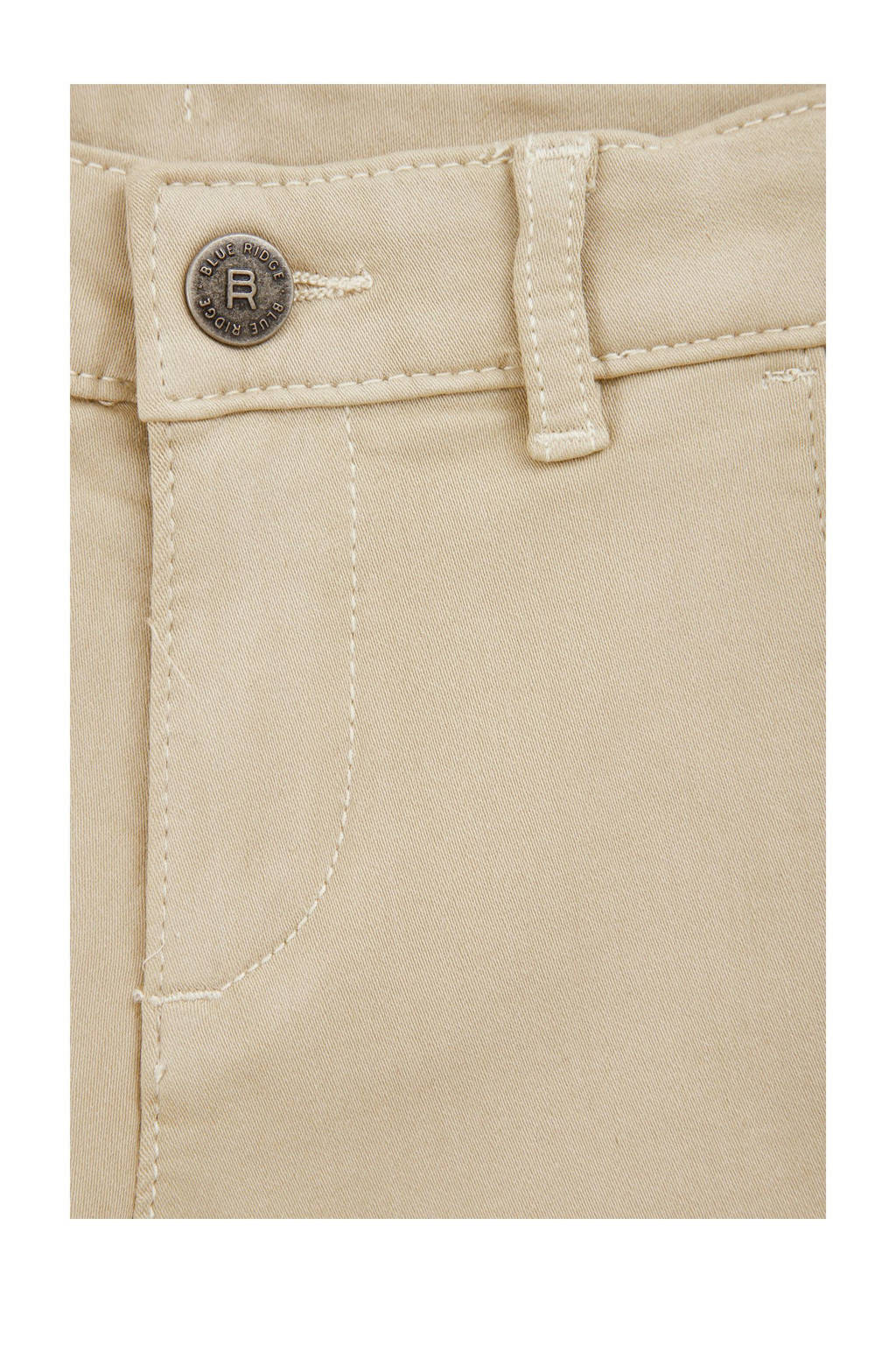 slim fit broek beige